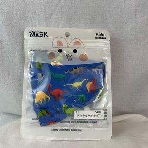 Little Boy’s Cloth Mask With Adjustable Ear Strap